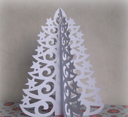 Vyrobte si s deťmi jednoduché zimné dekorácie z papiera