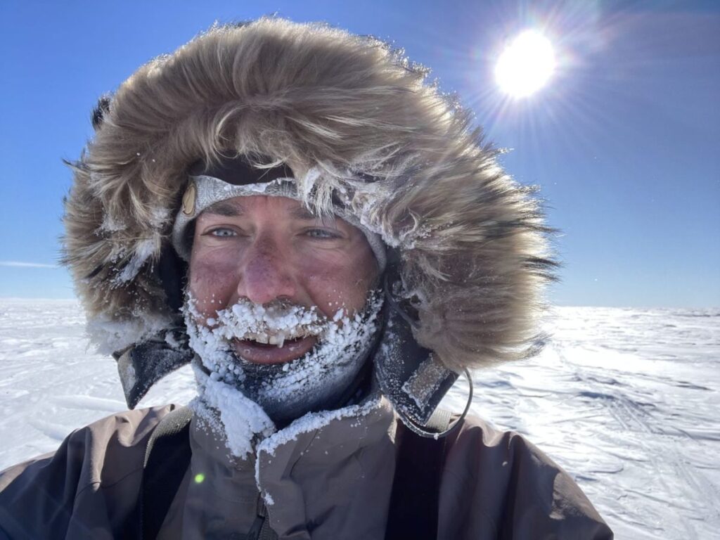 Martin Navrátil na južnom póle