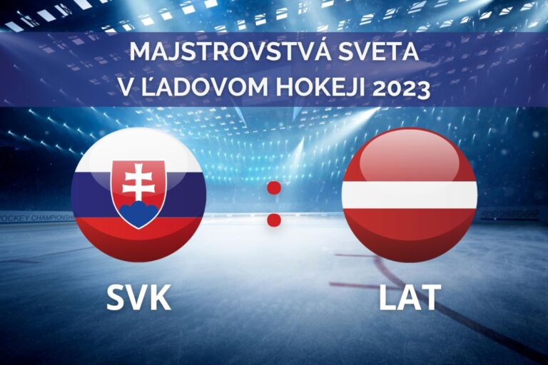 Slováci získali prvé tri body na turnaji, v sobotu tesne zdolali domácich Lotyšov
