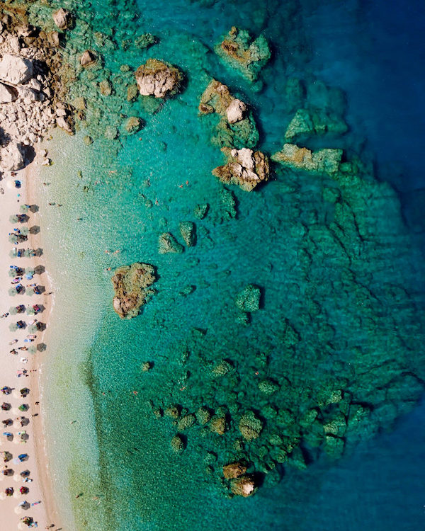 Pláž Apella, Karpathos, Grécko