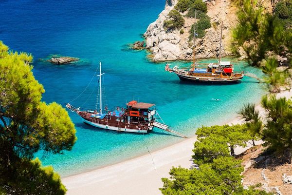 Pláž Apella, Karpathos, Grécko